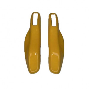 Боковые крышки ключа Porsche желтые 3 части