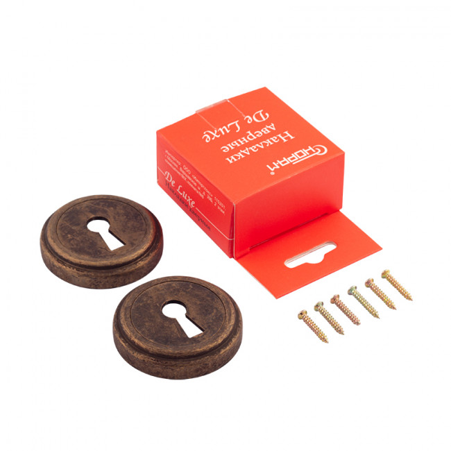 Дверная накладка НБ (J) застаренная бронза Дверная накладка НБ (J) застаренная бронза