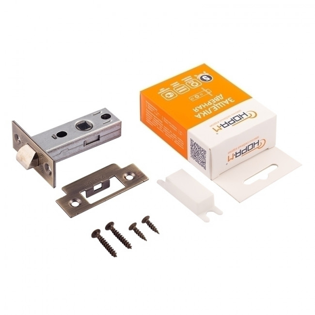 Защелка дверная С-45 старая бронза Защелка дверная С-45 старая бронза