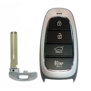 Корпус смарт ключa HYUNDAI Sonata 4 кнопки (без лого) + вставка TOY48