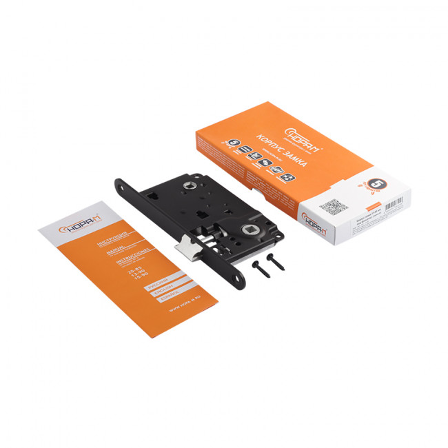 Корпус замка под фиксатор 13-90 мм черный Корпус замка под фиксатор 13-90 мм черный