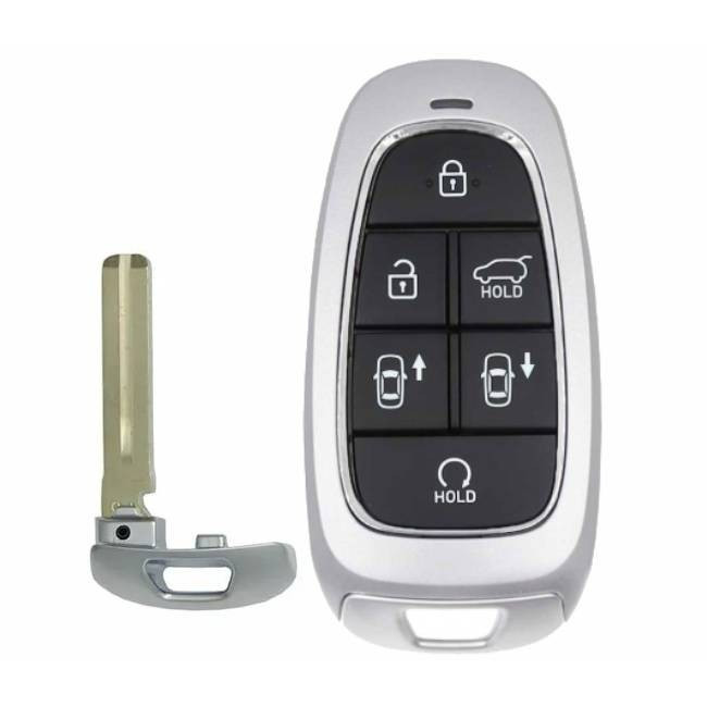 Корпус смарт ключa HYUNDAI Sonata 6 кнопок (без лого) + вставка TOY48