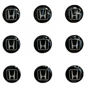 Логотип силиконовый 14 мм HONDA