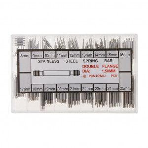 Набор ушек для часов 1.5мм 360шт (8-25мм)