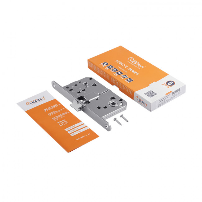 Корпус замка под фиксатор М13-90 мм хром Корпус замка под фиксатор М13-90 мм хром