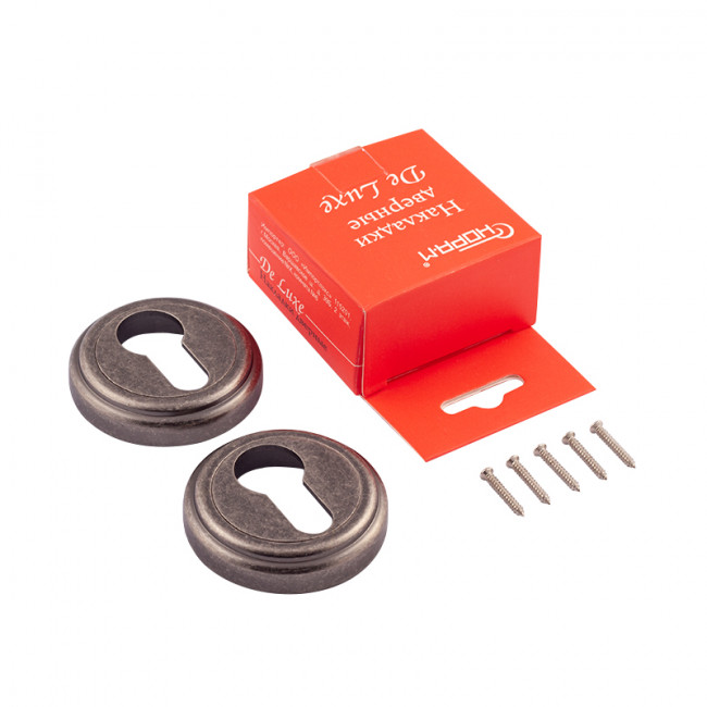 Дверная накладка НК (J) застаренное серебро