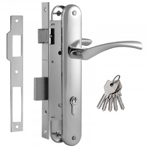 Замок врезной 100-85 К хром 45 мм