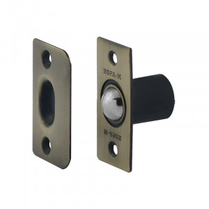 Защелка дверная шариковая ЗШ2 старая бронза