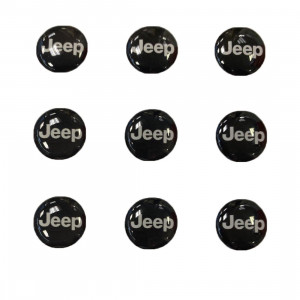 Логотип силиконовый 14 мм JEEP