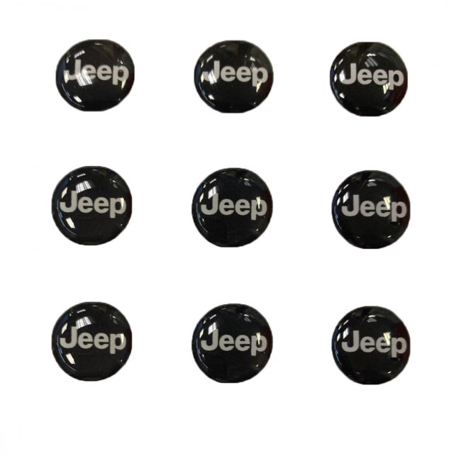 Логотип силиконовый 14 мм JEEP