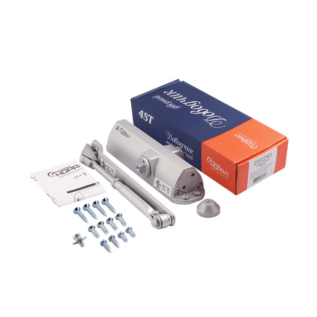 Доводчик дверной 4ST от 25 до 120 кг серый Доводчик дверной 4ST от 25 до 120 кг серый