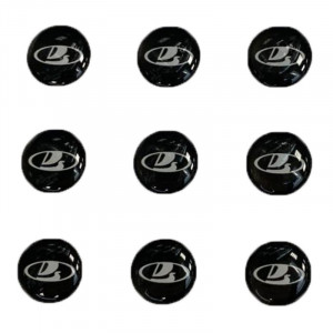 Логотип силиконовый 14 мм LADA