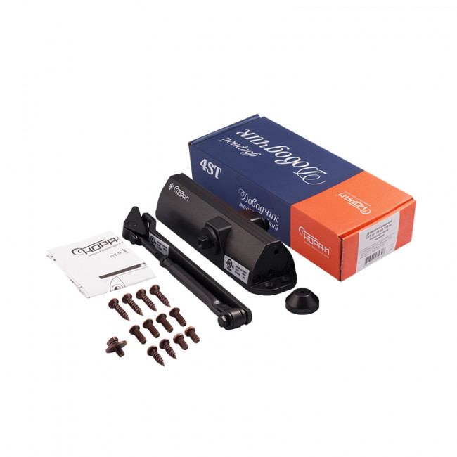 Доводчик дверной 4ST от 25 до 120 кг черный Доводчик дверной 4ST от 25 до 120 кг черный