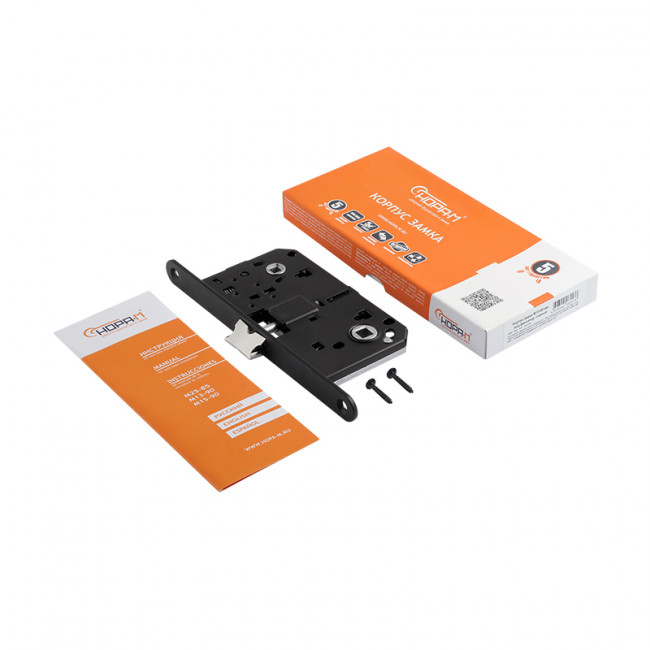 Корпус замка под фиксатор М13-90 мм черный Корпус замка под фиксатор М13-90 мм черный