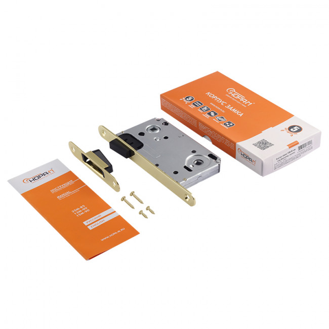 Корпус замка под фиксатор магнитный 13М-90 мм золото Корпус замка под фиксатор магнитный 13М-90 мм золото