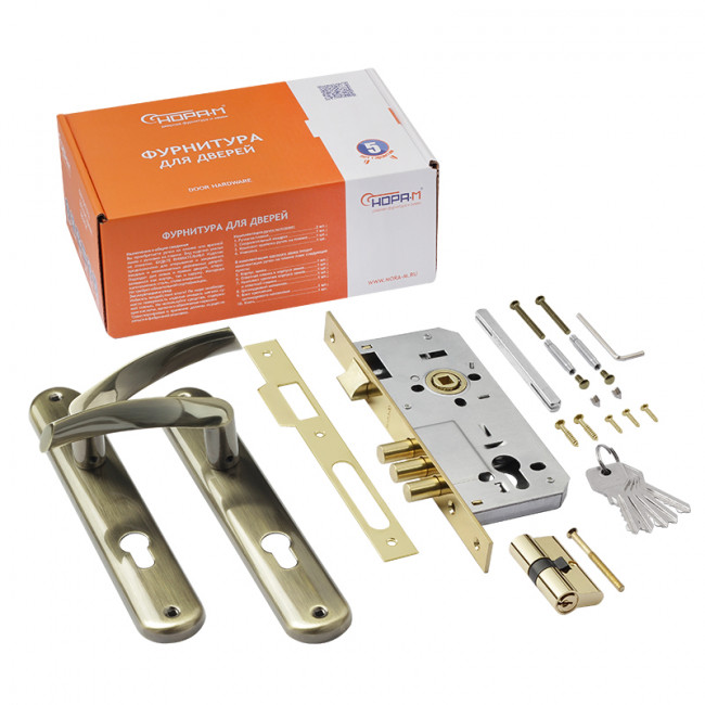 Замок врезной 100-85 М старая бронза 45 мм Замок врезной 100-85 М старая бронза 45 мм