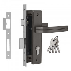 Замок врезной 106-70 графит