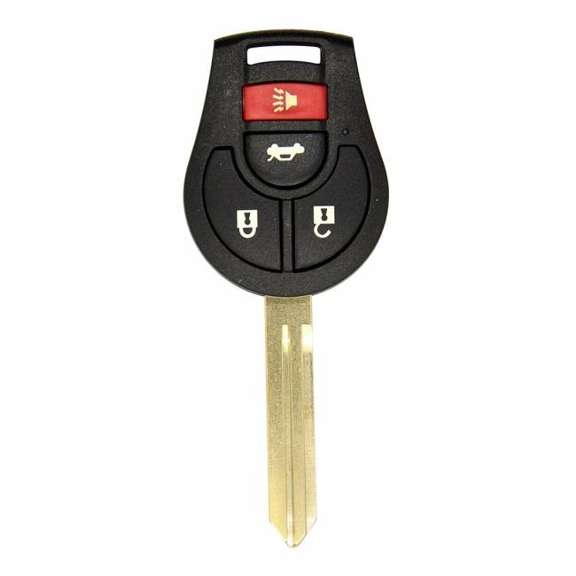 Корпус ключа NISSAN 3+1 кнопки DAT-15 NSN14