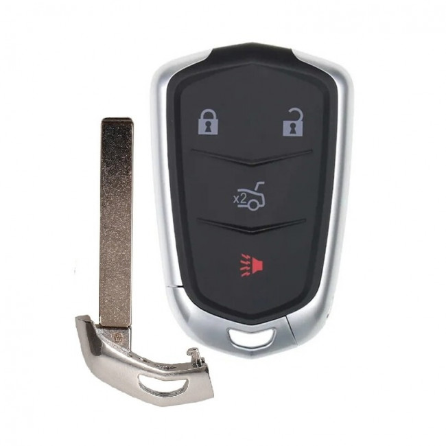 Корпус смарт ключа CADILLAC 3+1 кнопки + вставка HY100