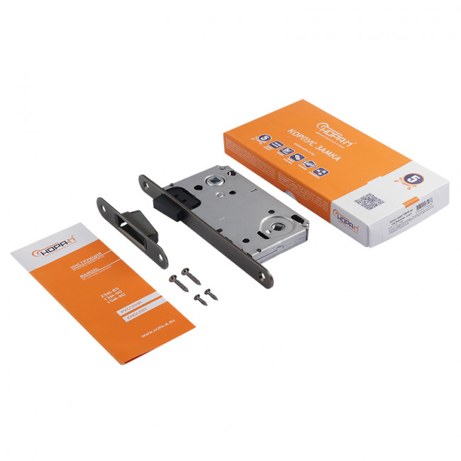 Корпус замка под фиксатор магнитный 13М-90 мм графит Корпус замка под фиксатор магнитный 13М-90 мм графит