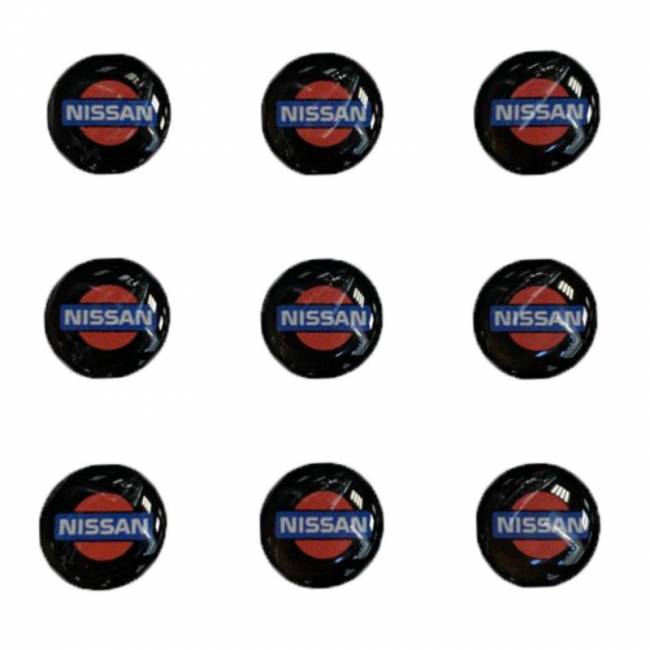 Логотип силиконовый 14 мм NISSAN