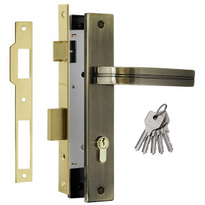 Замок врезной 106-85 К старая бронза 45 мм