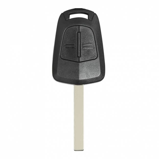 Корпус ключа OPEL 2 кнопки OP-11 HU100, с лого