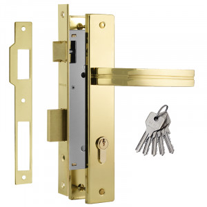 Замок врезной 106-85 К золото 45 мм