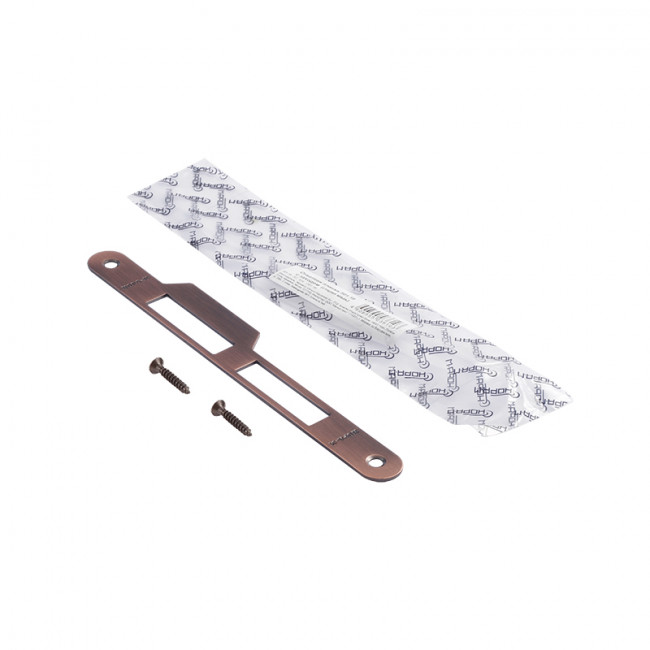 Ответная планка с заходом 501.18 старая медь