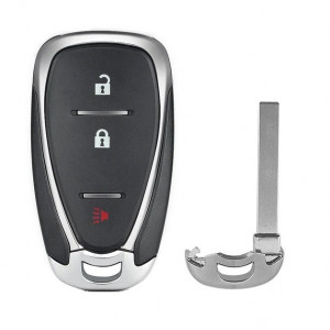 Корпус смарт ключа CHEVROLET 2+1 кнопки + вставка HU100