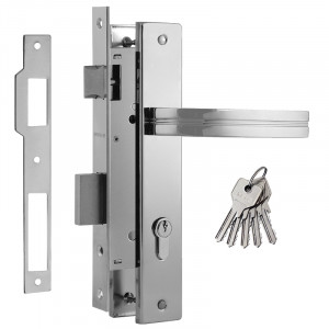 Замок врезной 106-85 К хром 45 мм