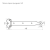 Петля-стрела фигурная ПСФ-420 П графит