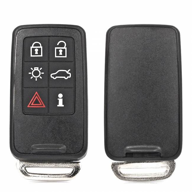 Ключ смарт VOLVO S60/V40 ID46 PCF7945A/PCF7953A 433 MHz FSK с Keyless + вставка HU101