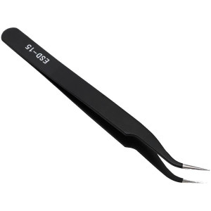 Пинцет изогнутый ESD-15 120мм