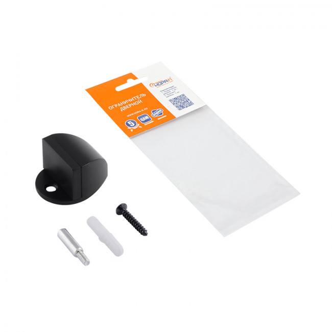 Ограничитель дверной 107 черный