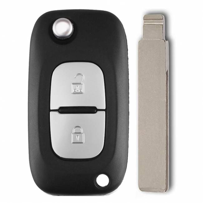 Корпус выкидного ключа RENAULT 2 кнопки HU-HCA HU83