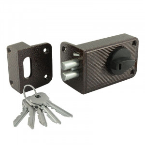 Замок накладной ЗН2-3 медь