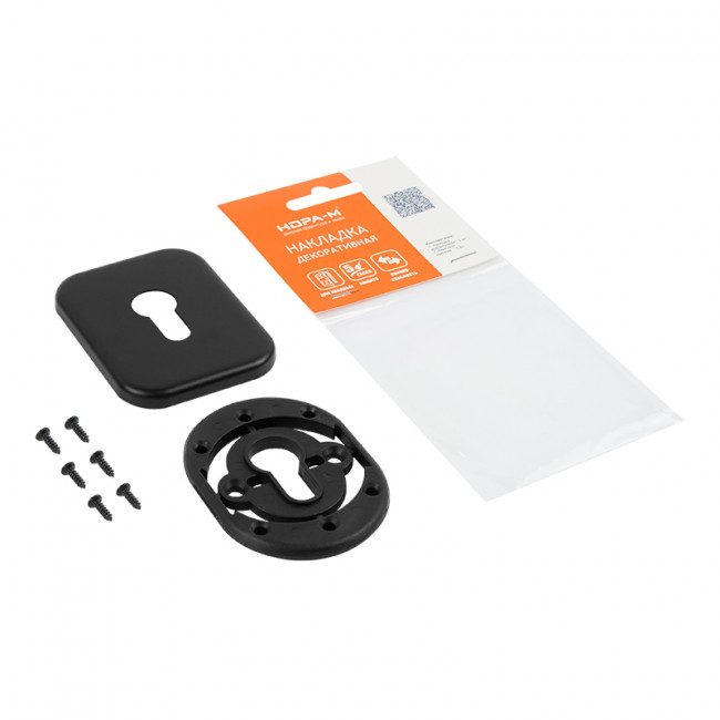 Декоративная накладка МНК-А под цилиндр черный Декоративная накладка МНК-А под цилиндр черный