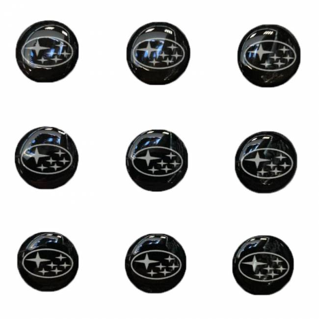 Логотип силиконовый 14 мм SUBARU