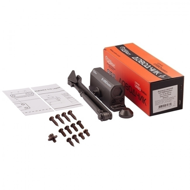 Доводчик дверной 510 URBOnization от 15 до 60 кг графит (бронза) Доводчик дверной 510 URBOnization от 15 до 60 кг графит (бронза)