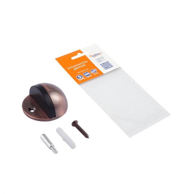 Ограничитель дверной 100 старая медь Ограничитель дверной 100 старая медь