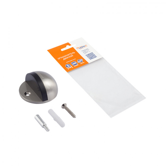 Ограничитель дверной 100 матовый никель Ограничитель дверной 100 матовый никель