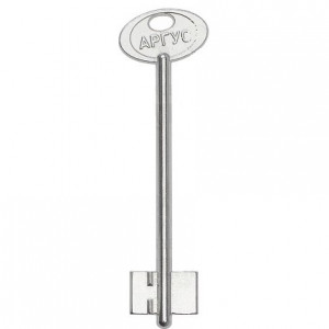 Заготовка дверного ключа Аргус-4 ARG4D 104*22*14 мм