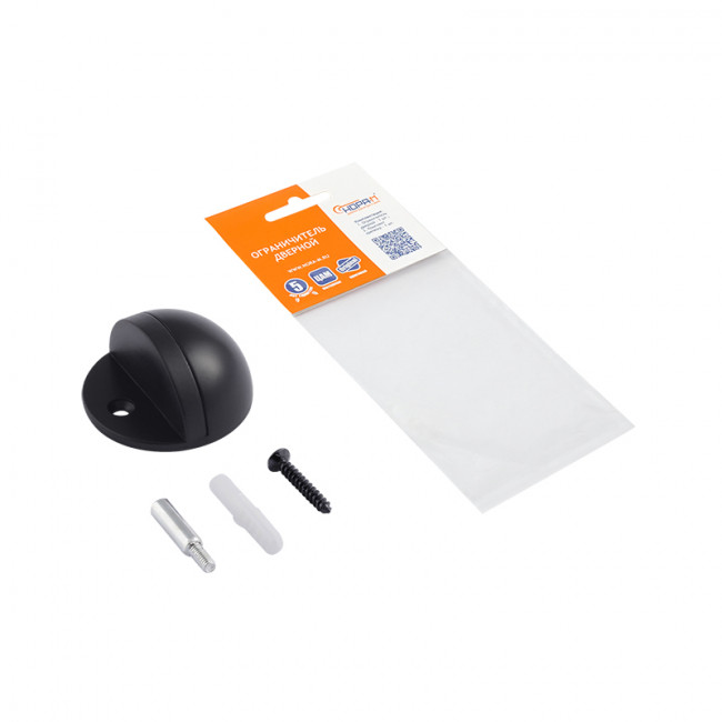 Ограничитель дверной 100 черный Ограничитель дверной 100 черный