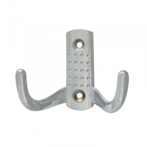 Крючок-вешалка №11(2х рожковый) хром