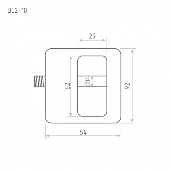 Замок навесной ВС2-10 сталь Замок навесной ВС2-10 сталь