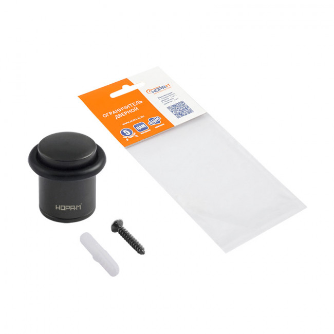 Ограничитель дверной 101 графит