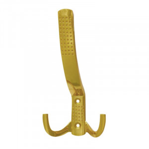 Крючок-вешалка №11(3х рожковый) золото