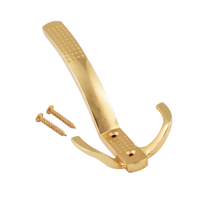 Крючок-вешалка №11(3х рожковый) золото