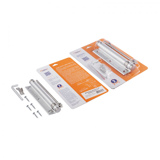 Доводчик дверной пружинный 101 до 20 кг серебро Доводчик дверной пружинный 101 до 20 кг серебро